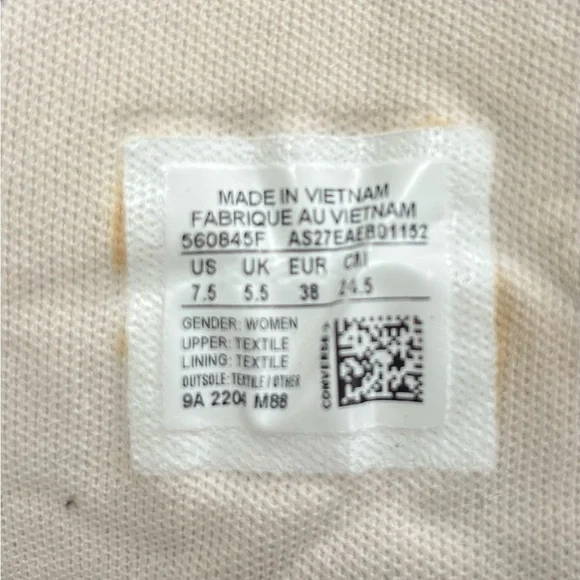 Converse CTAS Lift Black Platform High-Top Sneakers Women’s Size 7.5 - Picture 11 of 11